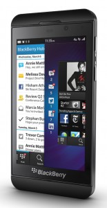 BlackBerry Z10 is an all-touch smartphone.