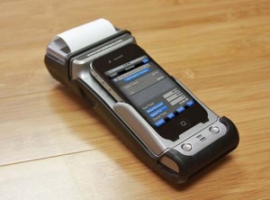 The e-Mobile POS solution allows iPods, iPads and iPhones to couple up with specialized equipment to deliver the point-of-sale directly to the client.