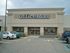 OfficeMax will offer its new bundles and services at its 13 local stores.