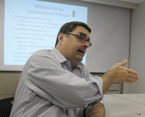 Sergio Marxuach, the CNE’s director of public policy (Credit © Mauricio Pascual)