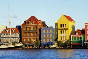 Willemstad’s colorful Punda waterfront district. (Credit: Larry Luxner)
