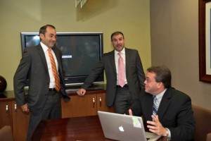 Fusionworks founding partners (from left) Leslie Luciano, Jorge Mejía and José Santiago.