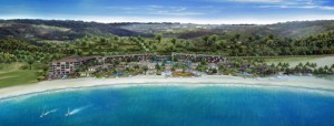 The Koi Resort & Residences will be located on 16 acres of beachfront property along Half Moon Bay, adjacent to the Royal St. Kitts Golf Club.