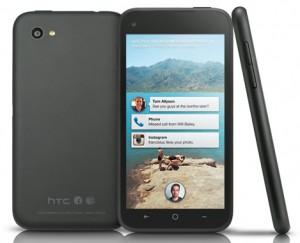 The HTC First's hardware is thin, modern and seamless.