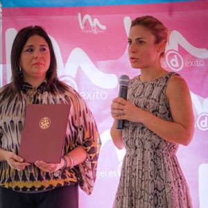 Sen. María T. González and Lucienne Gigante.
