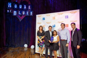 The Nagnoi team receives the award in Texas.
