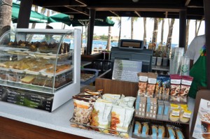 Starbucks sells its iconic drinks and pastries beachside at the Caribe Hilton hotel in San Juan.