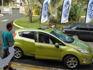 Among other features, the Ford Fiesta offers up to 40 miles per gallon.