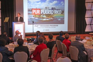Ismael Vega, chairman of the PRHTA’s board, offers details of the "PUR Puerto Rico" platform.