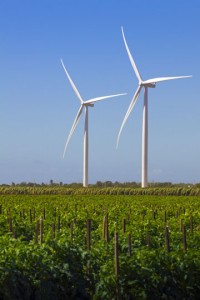 The Santa Isabel Wind Farm sits on a stretch of farmlands along southern Puerto Rico.