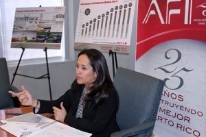 Infrastructure Financing Authority Executive Director Grace Santana.