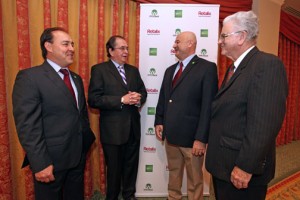 From left: Juan Sosa, marketing director, retail solutions, NCR Corp; Carlos J. García-Soler, CFO, Windsor Systems Group; Michele Pioropan, indirect sales leader, retail Solutions for NCR in the Caribbean and Latin America; and Carlos Hamill, CEO, Windsor Systems Group.