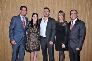 Award recipients Gabriel de Cárdenas, Natalia Castiel, Rafael Torres, Viviana Rosaly and Rafael González.
