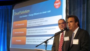 From left: Neptune Networks Chief Technology Officer, Eliut Rodríguez and Luis Felgueras, director of Claro Empresas.