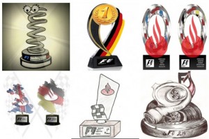 Several of the trophy designs already submitted.