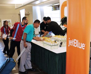 Visitors and residents arriving at the JetBlue terminal will have a chance to sample locally created dishes upon arrival.