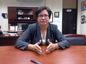 Agriculture Secretary Myrna Comas