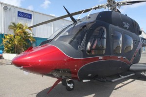 The helicopter features two Pratt & Whitney high performance engines, retractable landing gear, and a spacious cabin with the most advanced technology in flight safety systems.