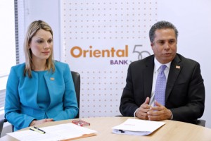 From left: Luana Santos, Oriental’s VP of sales, products and consumer credit, and Félix Silva, senior VP of individual and corporate banking.