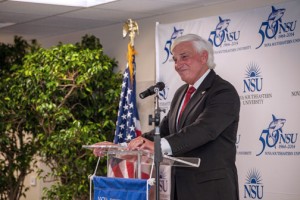 Nova Southeastern University President George L. Hanbury