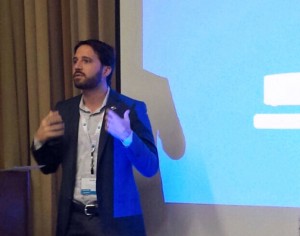 Puerto Rico's CIO Giancarlo González during his presentation in San Francisco.