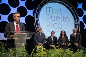 Jorge Pesquera, accepted the award on his father’s behalf during Meet Puerto Rico’s recently held annual meeting.