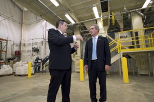 From left: PRIDCO Executive Director Antonio Medina-Comas and Rolando Meninato, Dow AgroSciences global leader, Seeds Global Business Unit.