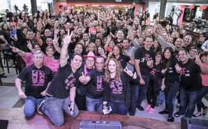 During the past 12 months, T-Mobile’s local employee base increased by 20 percent to 1,100 full-time jobs.