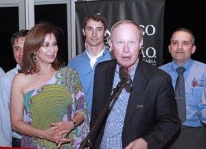 Puerto Rico Tourism Company Executive Director Ingrid Rivera-Rocafort takes part in this weekend's inauguration led by Fogo de Chão CEO Larry Johnson.