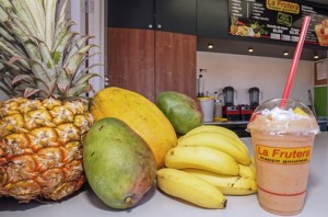 La Frutera has stores in Walmart Supercenters located in Santurce, Santa Isabel, Toa Baja, Carolina, Caguas, Canóvanas and two in Ponce.