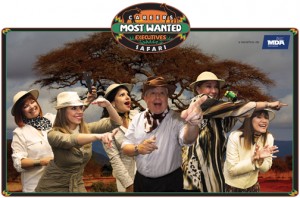 Executives who participate in the "kidnapping" have until June 30 to raise funds for the MDA.