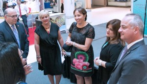 From left: Manuel Catedral, district general manager, MasterCard Puerto Rico; Susana Santiago, marketing director for Plaza Del Caribe; Lorraine Vissepó, communications director for Empresas Fonalledas, which owns the mall; Vivian Puig, president of the Chamber of Commerce of the South; and Edwin Tavárez, general manager of Plaza Del Caribe.