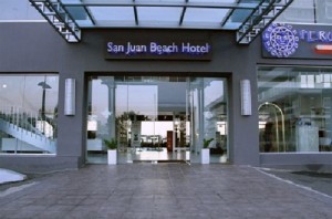 The San Juan Beach Hotel is located in the Condado sector of San Juan, overlooking the Atlantic.