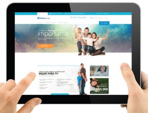 The redesigned Triple-S Vida website is optimized for mobile devices and adds new features to interact with service personnel such as: chat, click-to-call and e-mail.