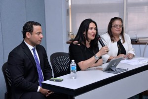 From left: Arnaldo Cruz, Zulmari Urrutia-Vélez and Yesmín Valdivieso offer details of the new Index unveiled Thursday.