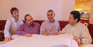 From left: Brian O'Malley, COO BRIO Group; Nelson del Valle, BRIO’s local partner; Julio Canales, BRIO’s local partner and Saed Mohseni, CEO of BRIO Group.