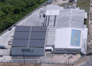 REAP funding recipient, Master, installed a rooftop solar panel system.