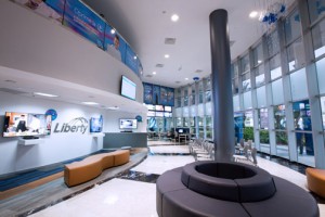 Liberty's new modern customer service center recently opened in Hato Rey.