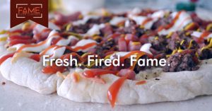 The company’s motto of “You design it, we bake it!” offers clients a chance to customize their pizza.