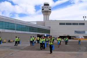 The garbage or debris found on the runway and ramps can cause damage to airplanes’ wheels and possibly their engines, as well as harm persons in case objects are expelled.