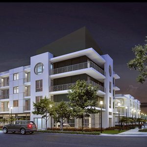 The development will result in the construction of 174 new apartment homes, including walk-up flats, townhouses and one elevator-served building.